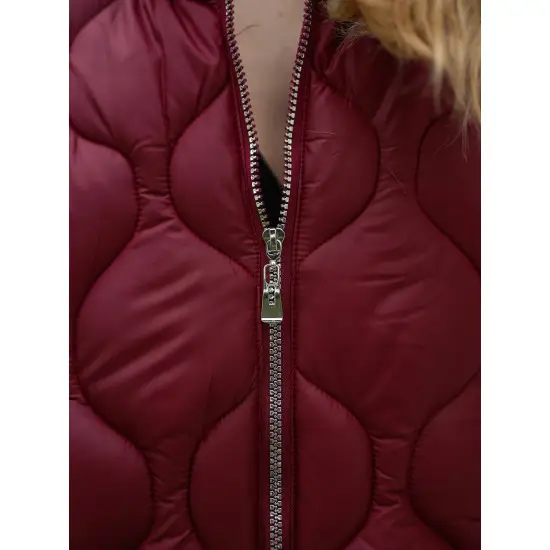 Sieviešu bordo krāsas veste Lyra Sieviešu vestes