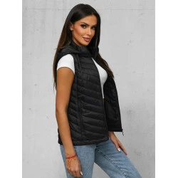 Sieviešu melna jaka ar kapuci Percy