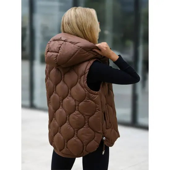 Sieviešu brūna veste Lyra Sieviešu vestes