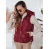 Sieviešu bordo krāsas veste Jener Sieviešu vestes
