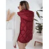 Sieviešu bordo krāsas veste Jener Sieviešu vestes