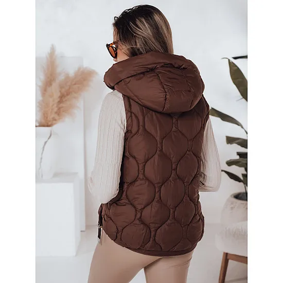 Sieviešu brūna veste Jener Sieviešu vestes