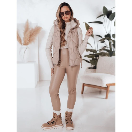 Sieviešu brūna veste Jener Sieviešu vestes