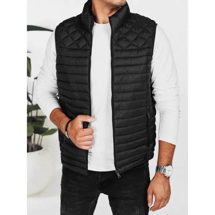 Vīriešu melna veste Geir Vestes