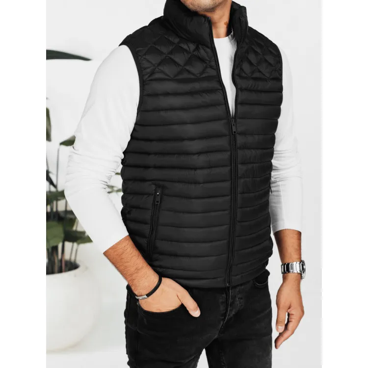 Vīriešu melna veste Geir Vestes
