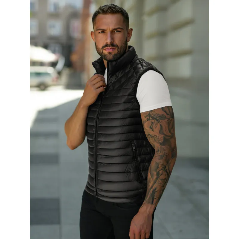 Vīriešu melna veste Kanor Vestes
