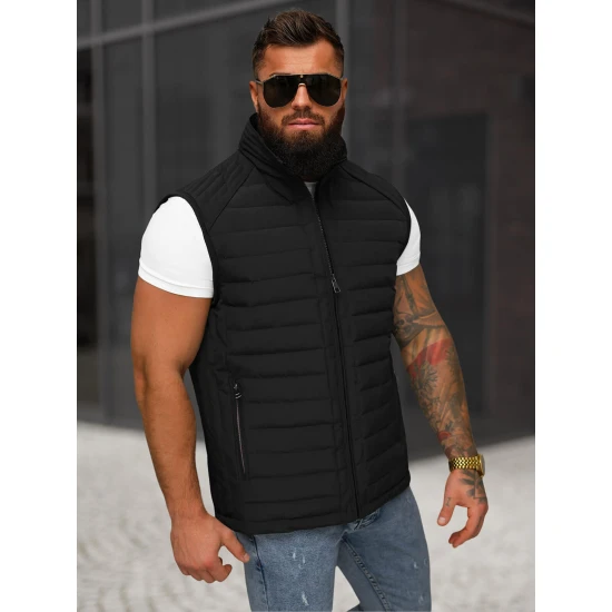 Vīriešu melna veste Merlin Vestes