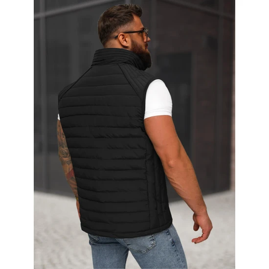 Vīriešu melna veste Merlin Vestes