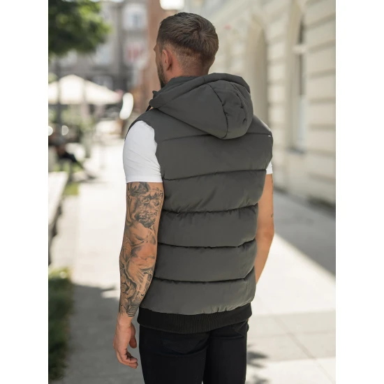 Vīriešu tumši pelēka veste Corles Vestes