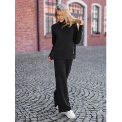 Sieviešu melns brīvā laika kostīms Maribel