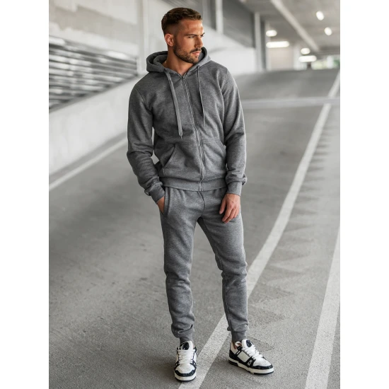 Tumši pelēks vīriešu sporta tērps Pazar AX0379