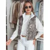 Sieviešu balta divpusējā veste Puff Sieviešu vestes