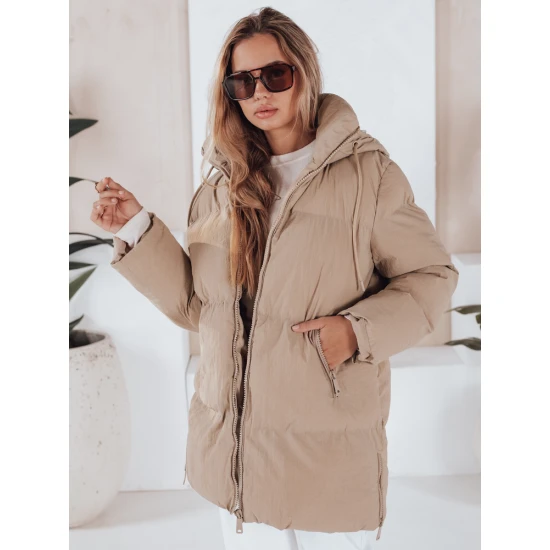 Sieviešu stepēta brūna jaka Letis Sieviešu jakas