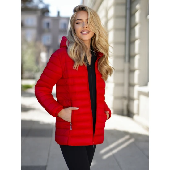 Sieviešu jaka sarkanā krāsā Albi Sieviešu jakas