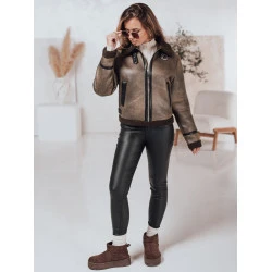 Sieviešu brūna jaka Mira