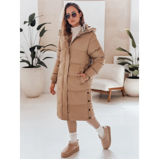 Sieviešu ziemas jaka brūnā krāsā Bren Sieviešu jakas