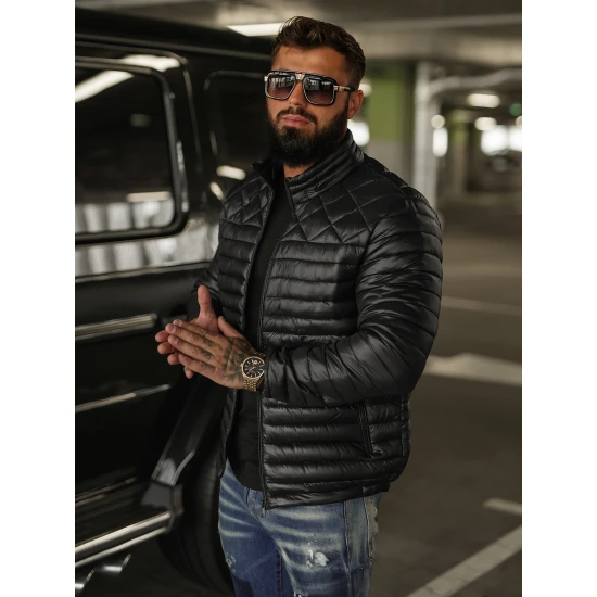 Vīriešu melna jaka Astor Vīriešu jakas un mēteļi