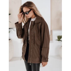 Sieviešu brūna jaka Orland