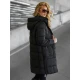 Sieviešu melna ziemas jaka Flint Sieviešu jakas