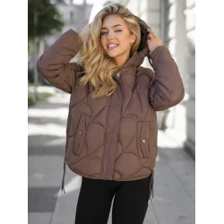 Sieviešu brūna jaka Muna