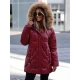 Sieviešu ziemas jaka bordo krāsā Verni Sieviešu jakas