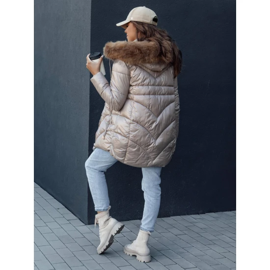 Sieviešu brūna ziemas jaka Jessica Sieviešu jakas