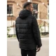 Vīriešu melna ziemas jaka Lorenzo JS/57M7503/392