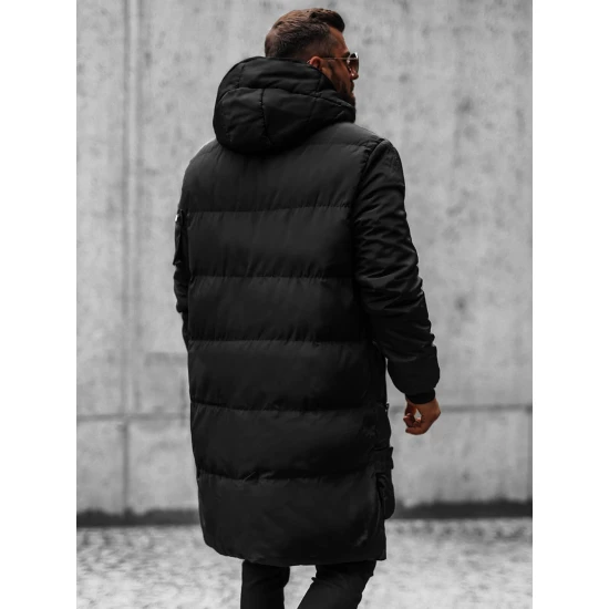 Izpārdošana Ziemas melna jaka Seter O/M799