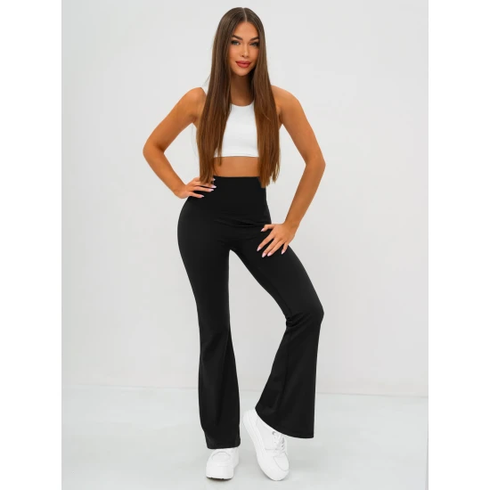 Sieviešu melnas treniņbikses Perla Gadījuma bikses