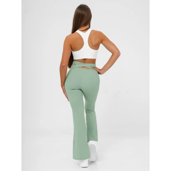 Mētrutrās krāsas sieviešu treniņbikses Perla Gadījuma bikses