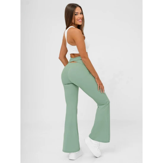 Mētrutrās krāsas sieviešu treniņbikses Perla Gadījuma bikses