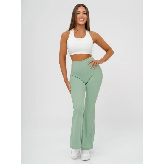 Mētrutrās krāsas sieviešu treniņbikses Perla Gadījuma bikses