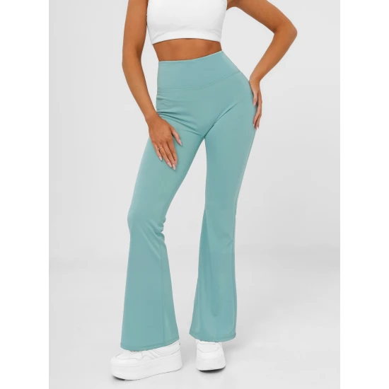 Sieviešu piparmētru bikses Karin Gadījuma bikses