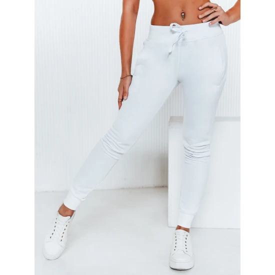 Sieviešu baltas ikdienas bikses Flor JS/CK01