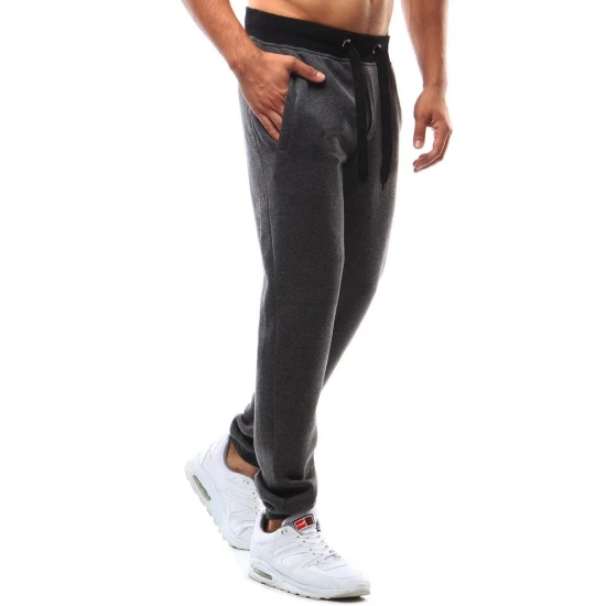 Vīriešu tumši pelēkas bikses Dean Gadījuma bikses