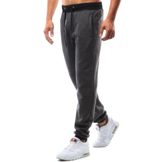 Vīriešu tumši pelēkas bikses Dean Gadījuma bikses