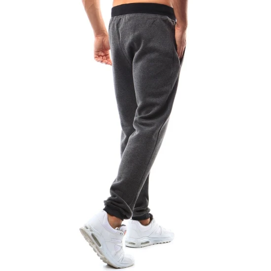 Vīriešu tumši pelēkas bikses Dean Gadījuma bikses