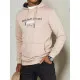 Miesten ruskea hupullinen pusero Denim Hupparit