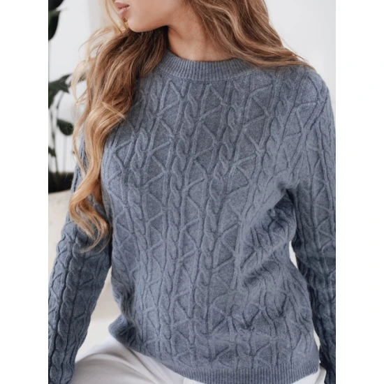 Sieviešu zils džemperis Bravina Džemperi