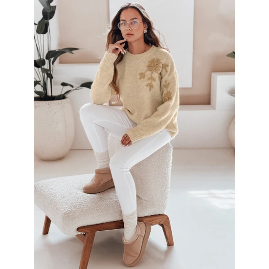 Sieviešu brūns džemperis Daga Džemperi