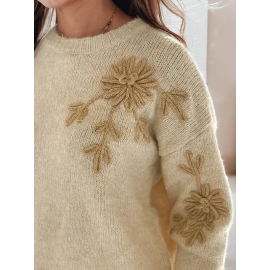 Sieviešu brūns džemperis Daga Džemperi