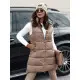 Sieviešu brūna divpusējā veste Elegancio Sieviešu vestes