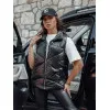 Sieviešu melna spīdīga veste Bogo Vestes