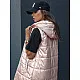 Sieviešu rozā garā veste Meris Sieviešu vestes