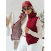 Veste bordo krāsā Debor Sieviešu vestes
