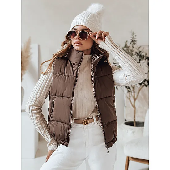Veste gaiši brūna Debor Sieviešu vestes
