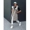 Sieviešu brūna jaka ar kapuci Serkis Sieviešu vestes