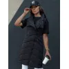 Sieviešu melna jaka ar kapuci Serkis Sieviešu vestes