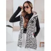Sieviešu balta veste ar leoparda rakstu Elmera Sieviešu vestes