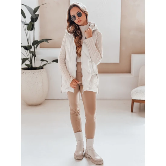 Sieviešu balta veste Komplekts Sieviešu vestes